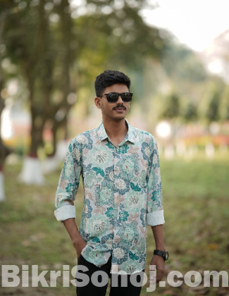 Popcorn Fabric Shirt